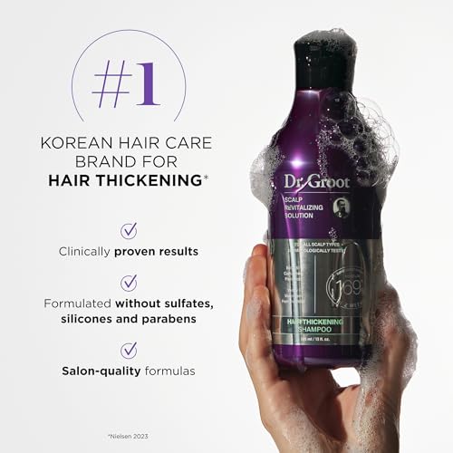 Dr. Groot Hair Thickening Shampoo for Hair Loss, Korean Hair Care with Biotin