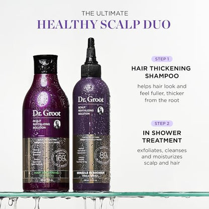 Dr. Groot Hair Thickening Shampoo for Hair Loss, Korean Hair Care with Biotin