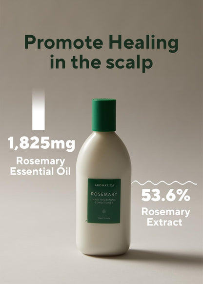 AROMATICA Rosemary Scalp Scaling Shampoo and Conditioner Set