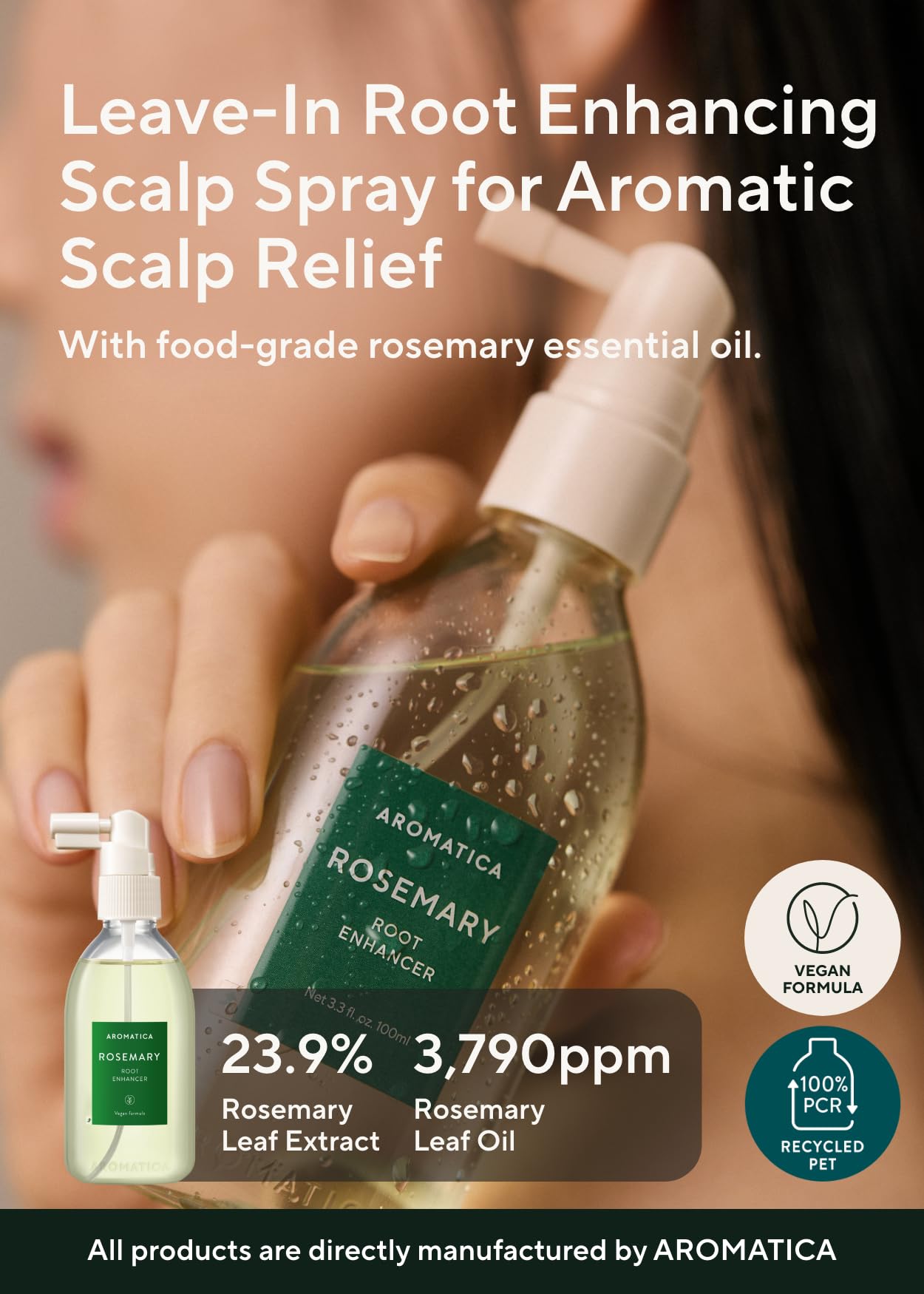 AROMATICA Rosemary Root Enhancer 3.38oz / 100ml